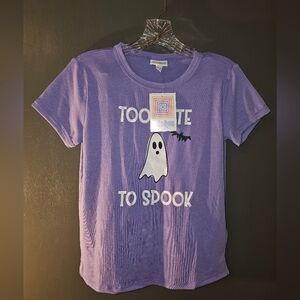 NWT LuLaRoe Purple Ghost T Shirt
